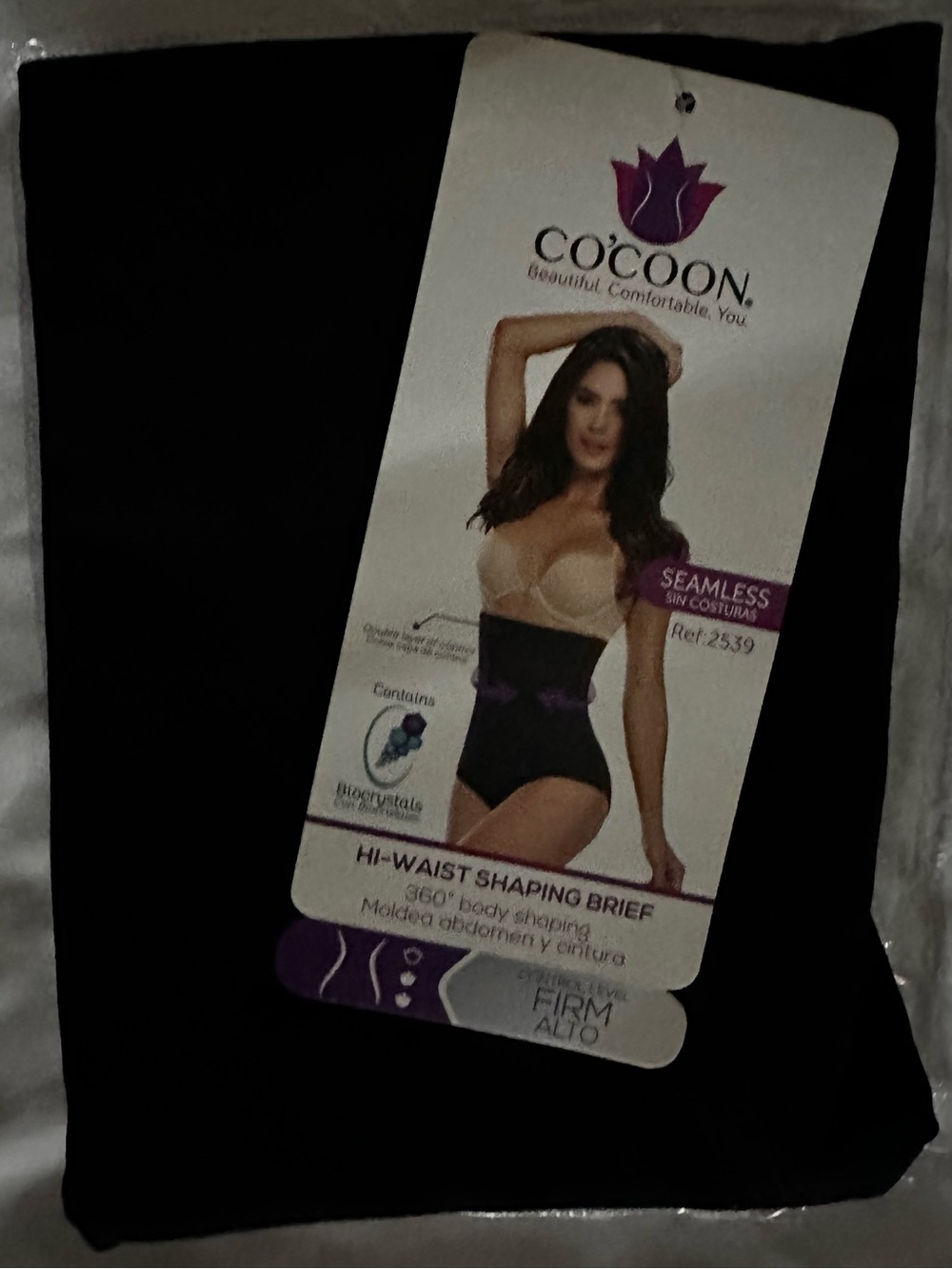 Hi-Waist Shaping Brief - Black